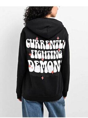 XPLR Currently Fighting Black Hoodie